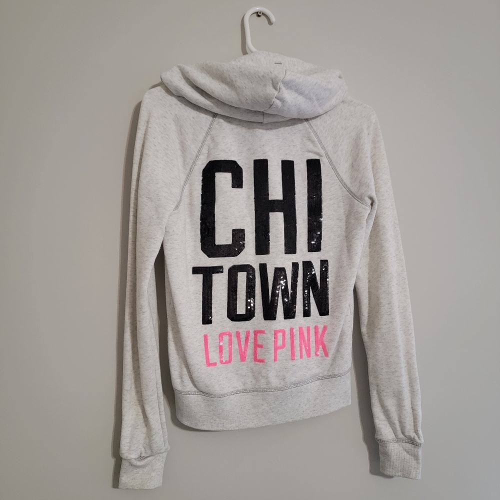 PINK 2013 Chi-Town LOVE PINK Zip-Up size XS